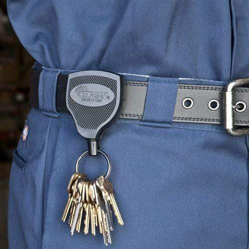 Badge Holder Reels Retractable Belt Clip On Extendable ID Card Holders  Heavy Duty Thick Pull Keyring