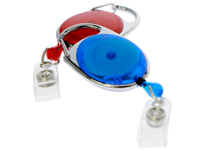 Esquirla 3Pcs Retractable Reel Clip Badge Holder ID Card Key Carabiner  Keychain