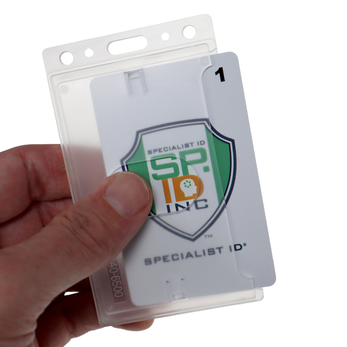 Badge ID Holder / Clear Vertical Holder / Horizontal ID Badge / Clear Sleeve / Lanyard Badge Holder / Plastic ID Holder/ Vinyl Card Sleeve