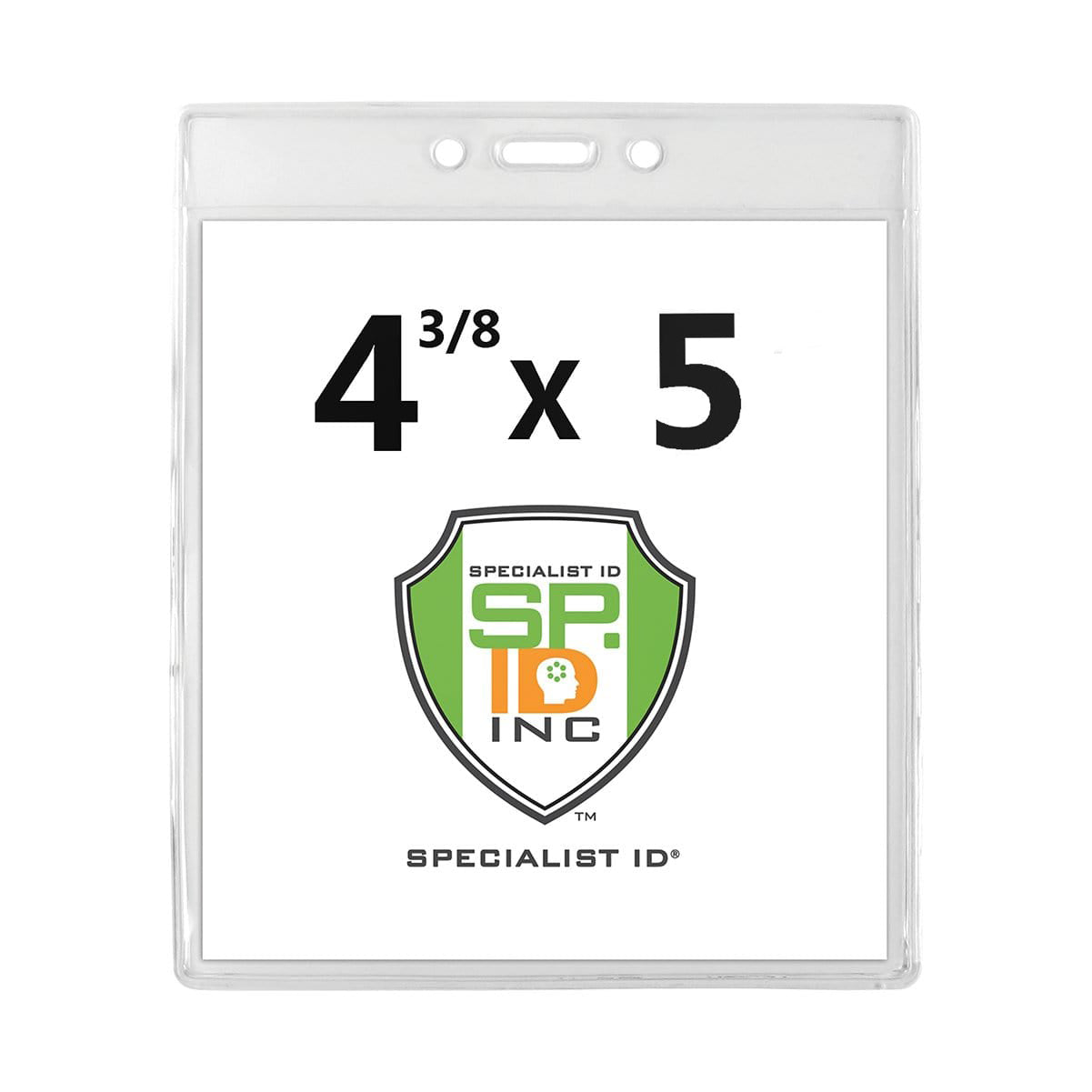 4 3/8 x 5 Clear Vertical Large Event Badge Holder (P/N 306-4755) and more  Large Event Badge Holders at
