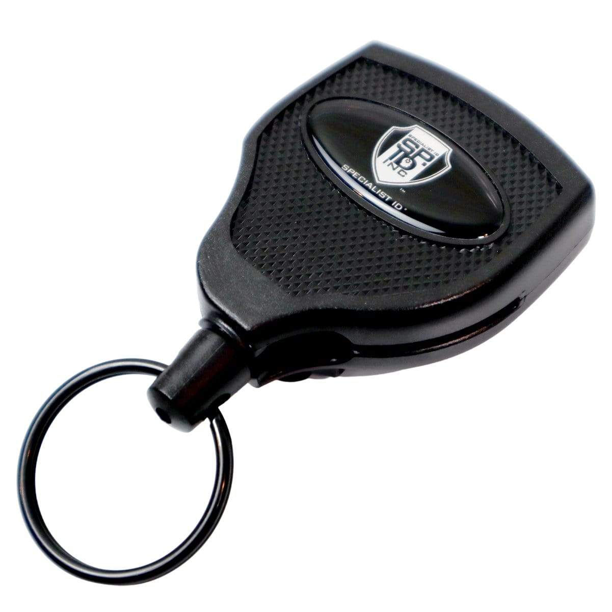 Fushing Retractable Keychain Heavy Duty, Retractable Badge Holder Metal Key  Lanyard Badge Reels, Hold Up to 15 Keys and Tools