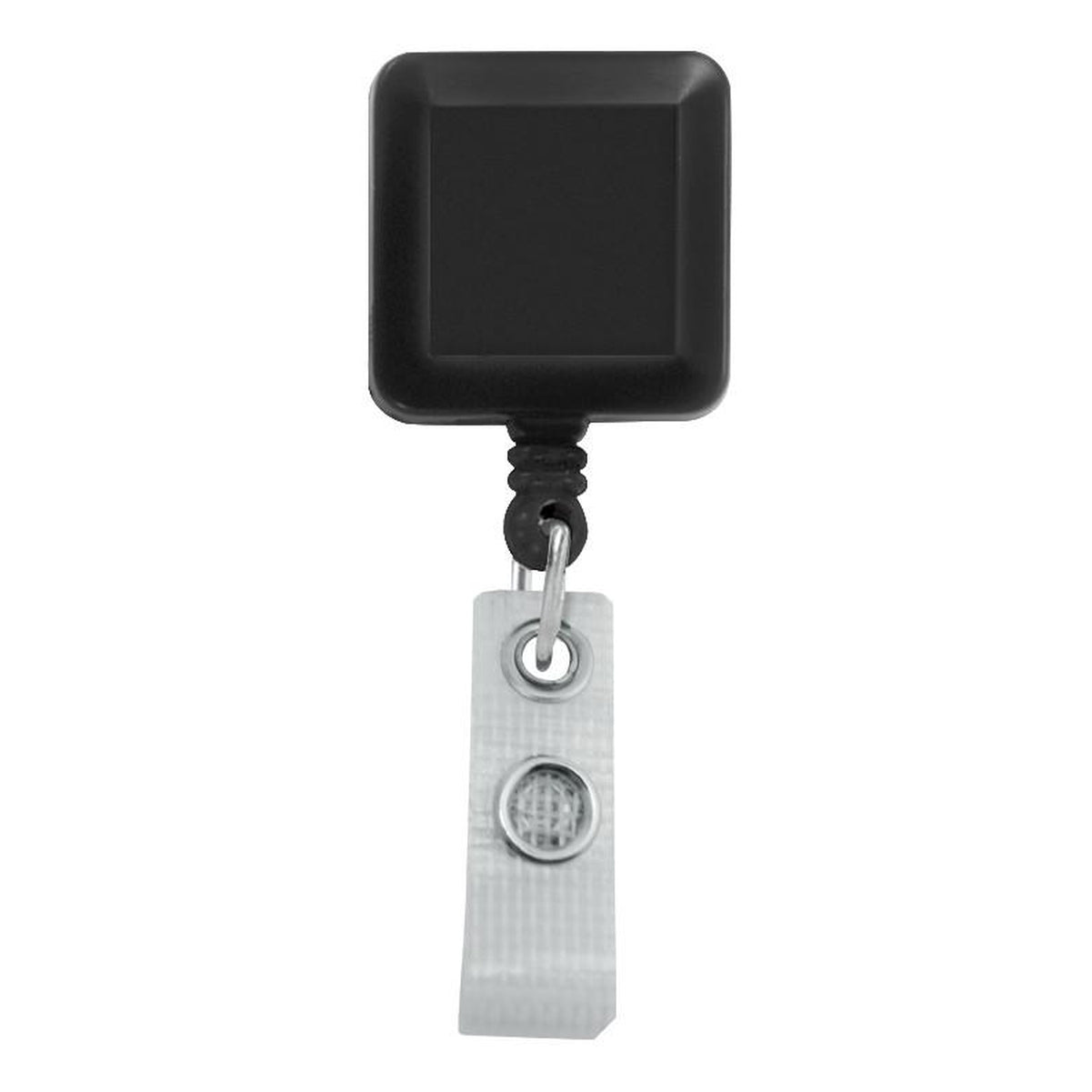 Square Badge Reel Retractable with Reinforced Vinyl Strap and Belt Clip (P/N  2120-382X) –