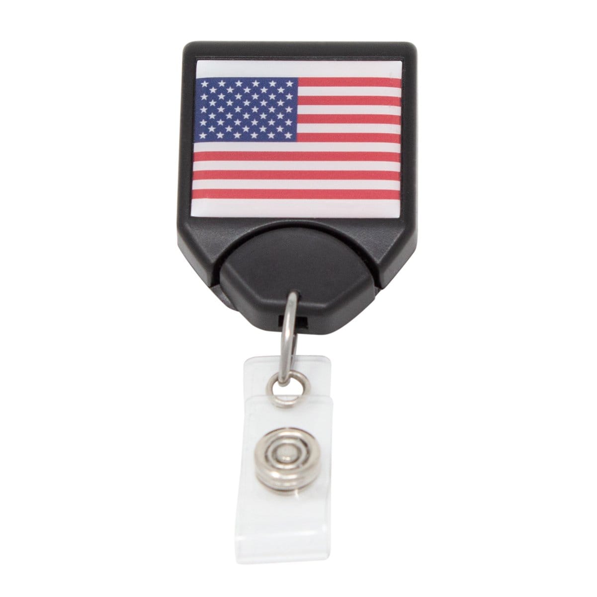 USA Patriotic Flag B-Reel with Swivel Clip at