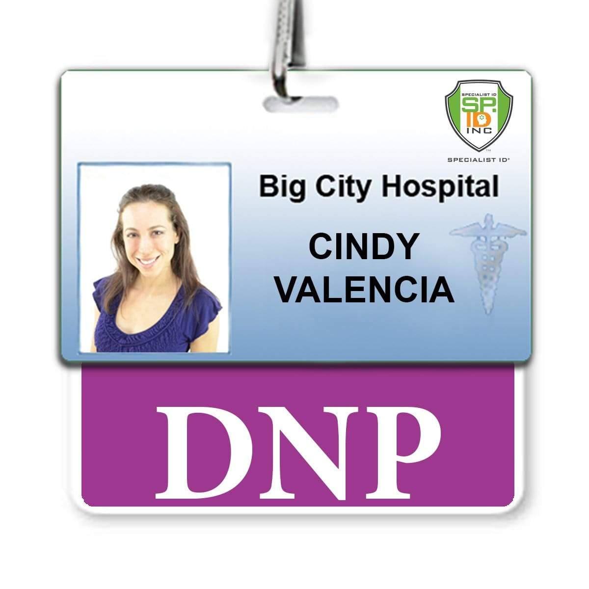 LPN Badge Buddy (Purple) - Vertical Heavy Duty Badge Tags for Licensed  Practical Nurses - Double Sided Badge Identification Card