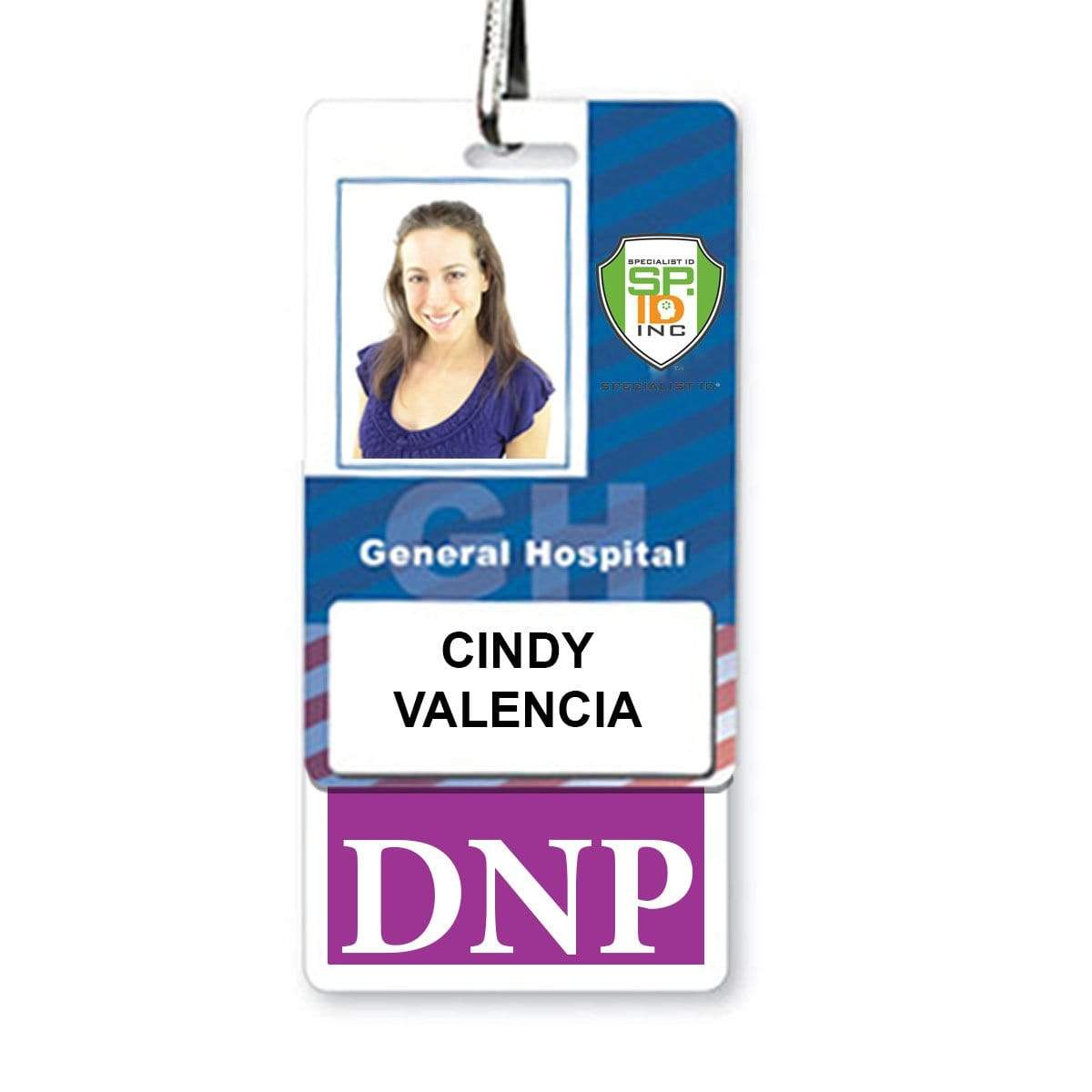 Plifal Nurse Badge Buddy Card Nursing Accessories Purple Vertical Badge  Identification Tags