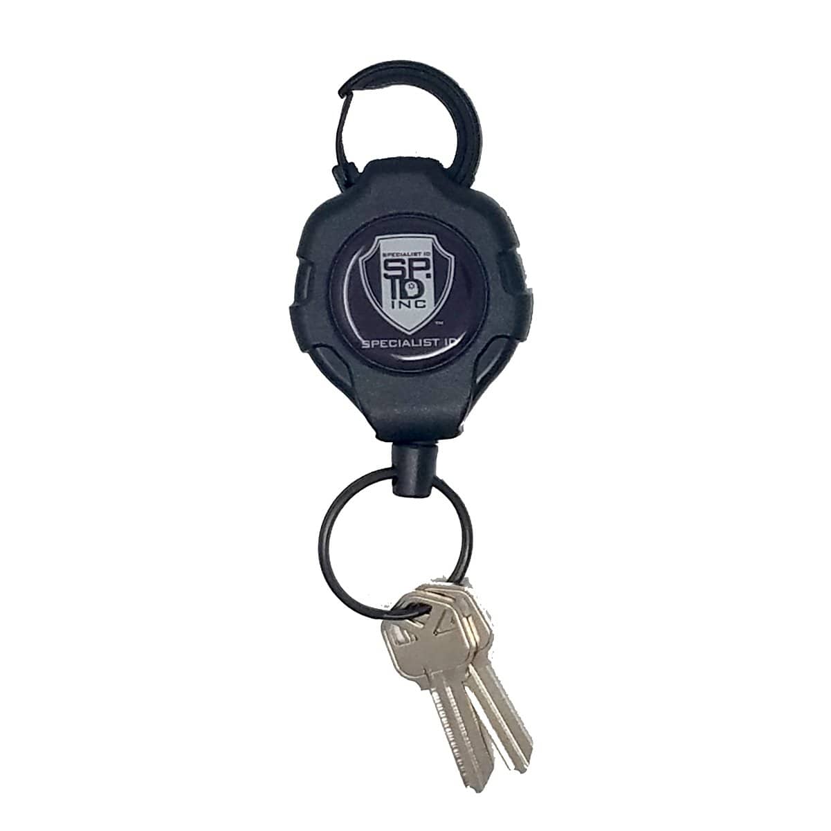 Carabiner Heavy Duty Double Ring Keychain Locking Key Ring, Key