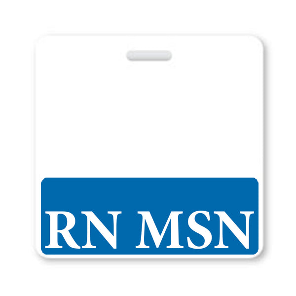 MSN Badge Holder Reel Clip Master's of Science in Nursing 