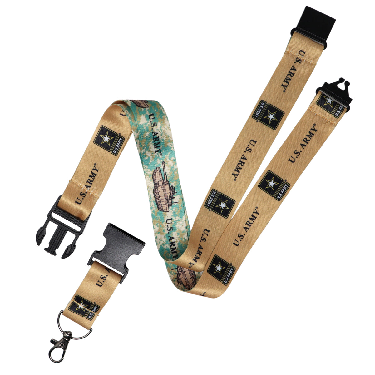 Officially Licensed Military Lanyard Badge Holder for Army, Navy, Airforce,  Marines and Vietnam Veteran (SPID-2030) - Air Force