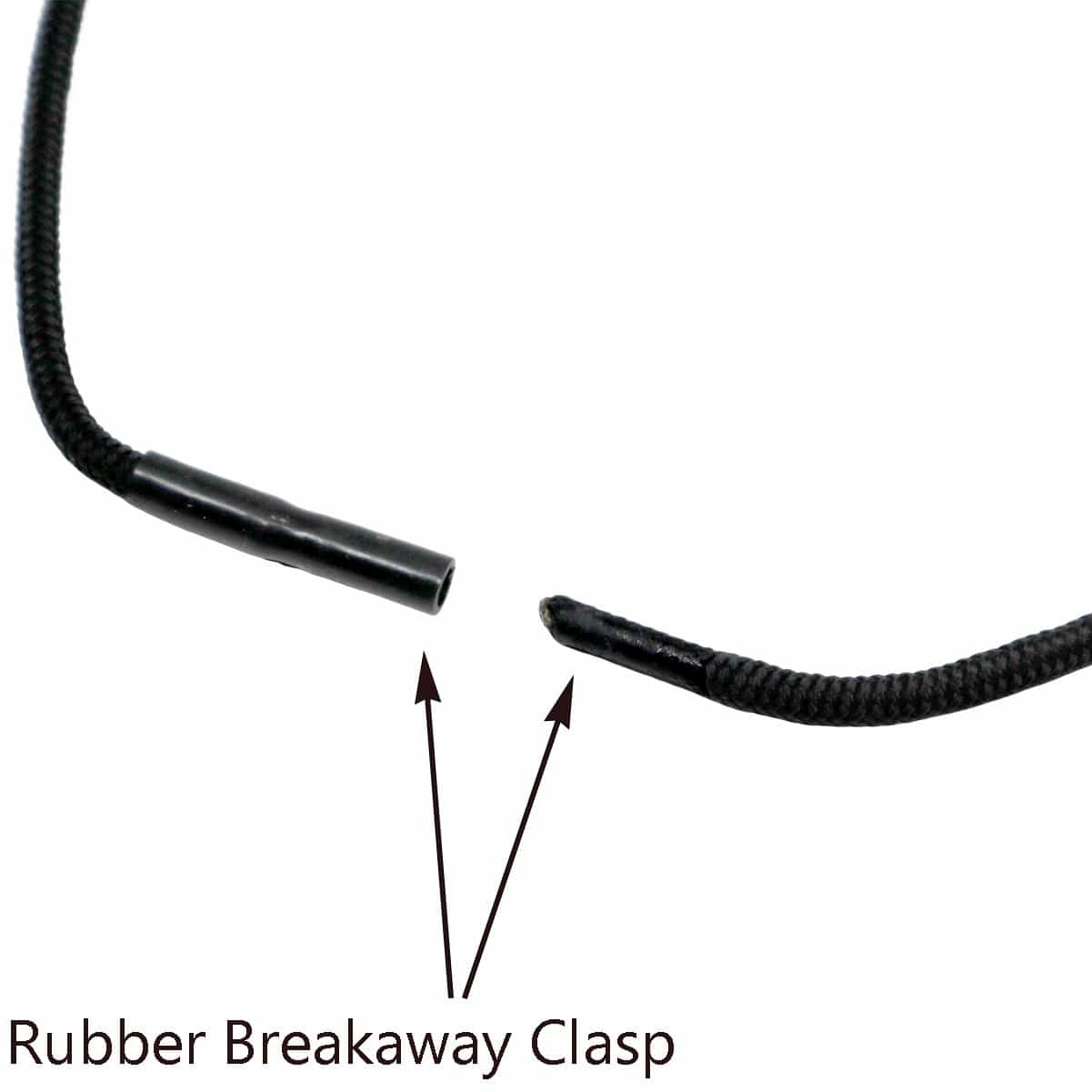 Tube Lanyard with Split Key Ring and Breakaway - Black - Bogo | Blue | Pins & Accessories by PinMart