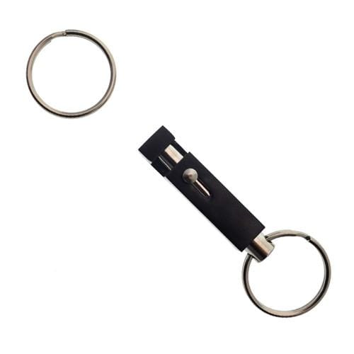 Quick release store key ring