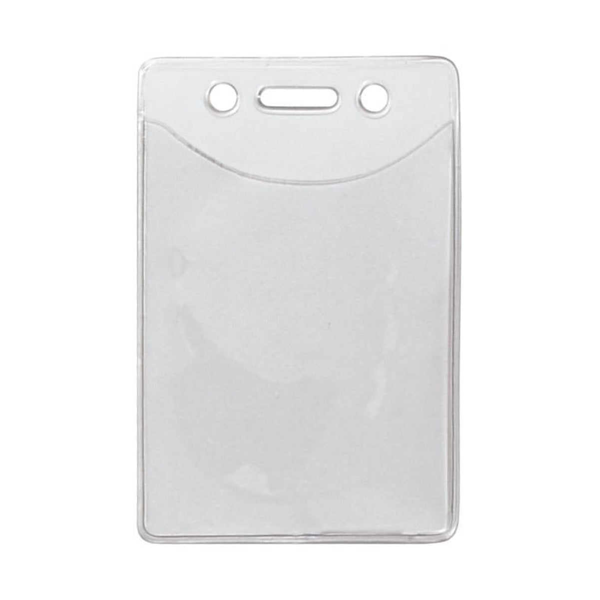 Vertical Open Faced Plastic ID Badge Card Holder (1840-816X)