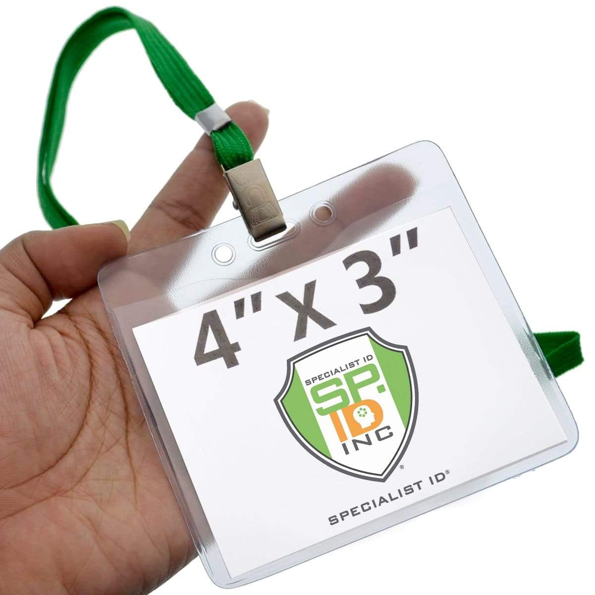 4 x 3 Conference Badge, Blank, Pack of 150 Badges