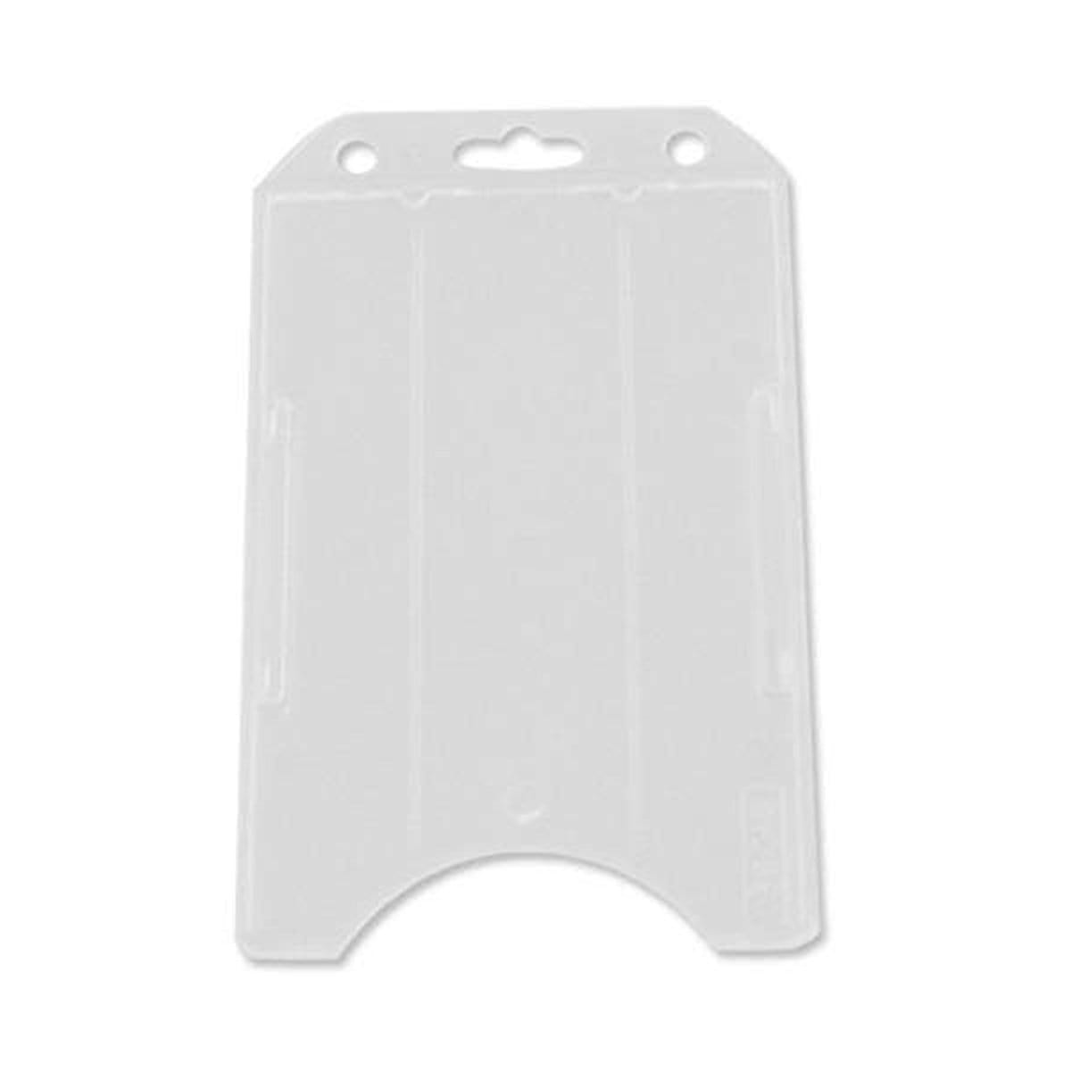 Vertical Open Faced Plastic ID Badge Card Holder (1840-816X)