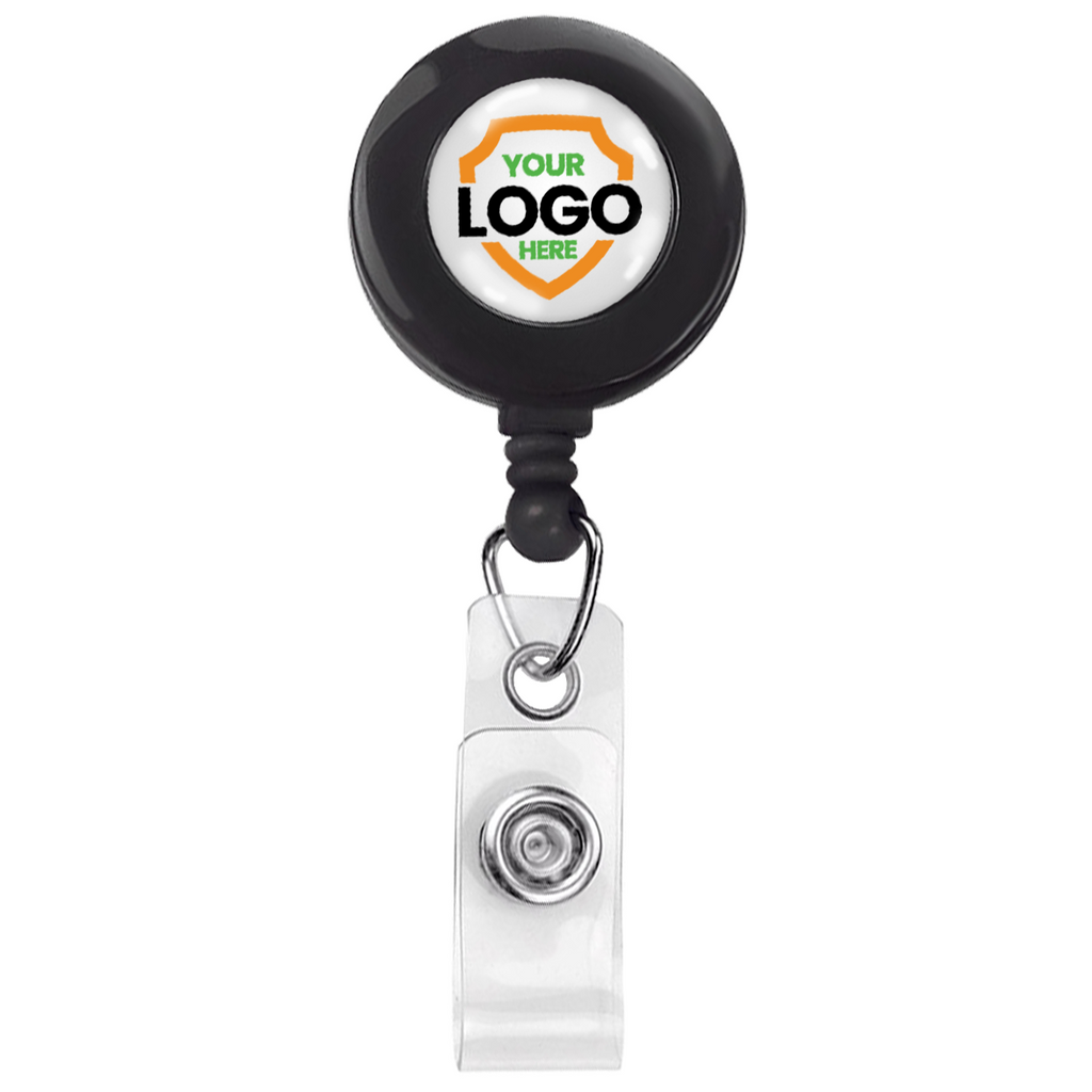 10 Sublimation Badge Reels Black or White, Retractable ID Lanyard, Sublimation  Blanks for Badge Holders 