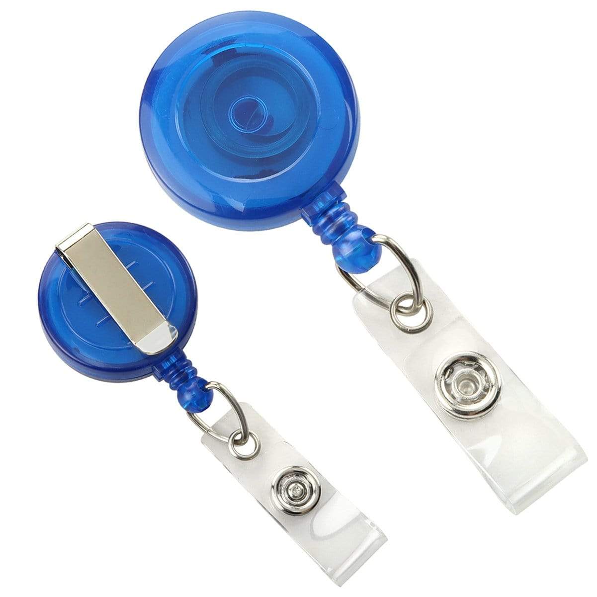 Clear Badge Reel With Belt Clip and Retractable Cord (2120-3600