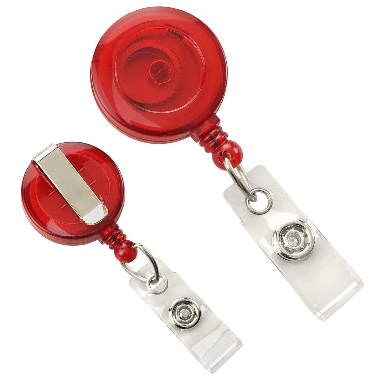 Yueton Chroming Plastic Retractable Belt Clip Badge Reel with