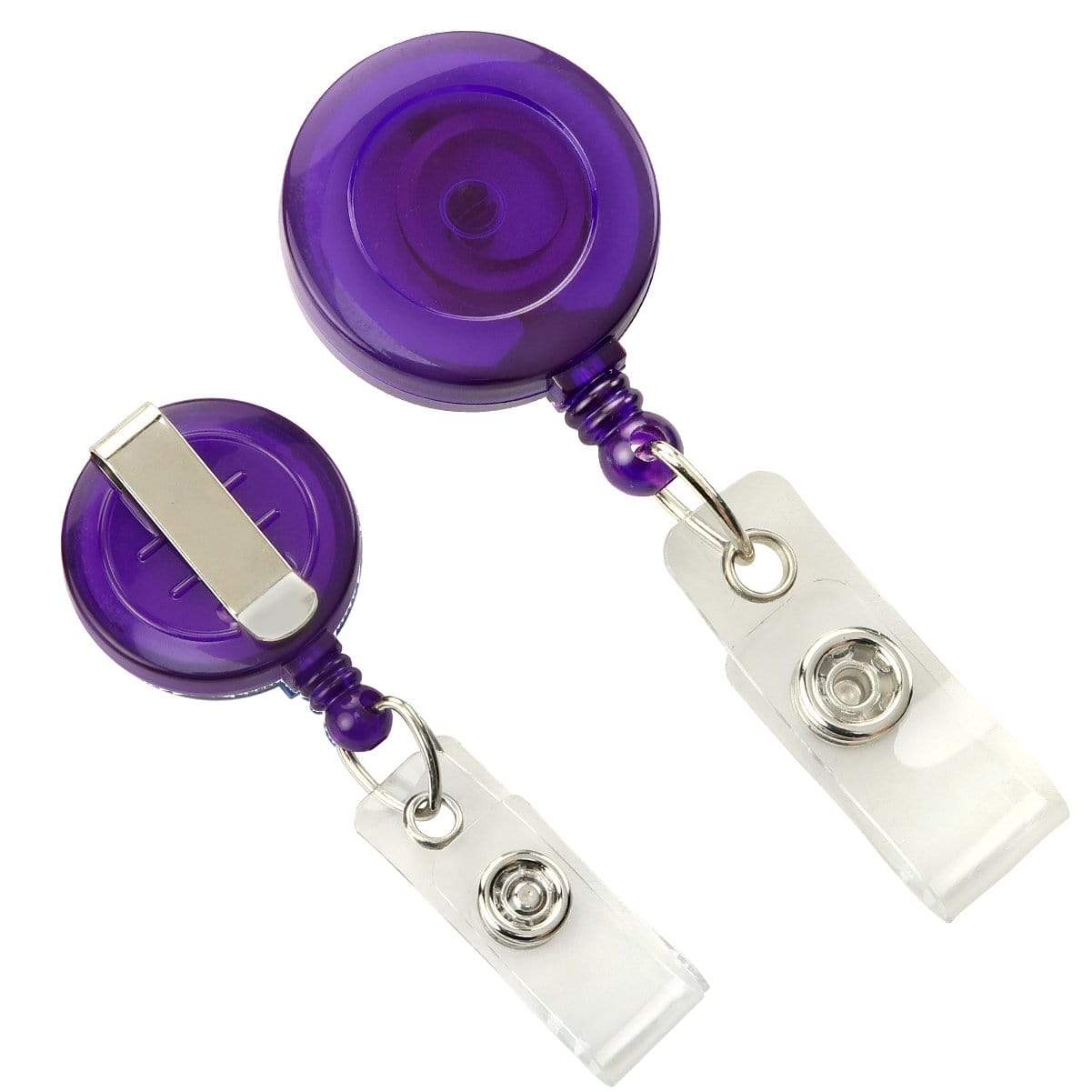 Colorful Badge Reels with Clip and Retractable Cord for IDs and