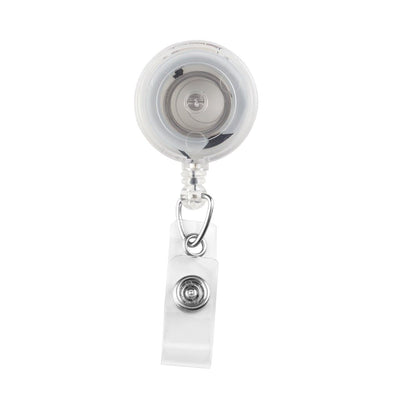 Retractable Badge Reels with Swivel, Non-Swivel Spring Clips and