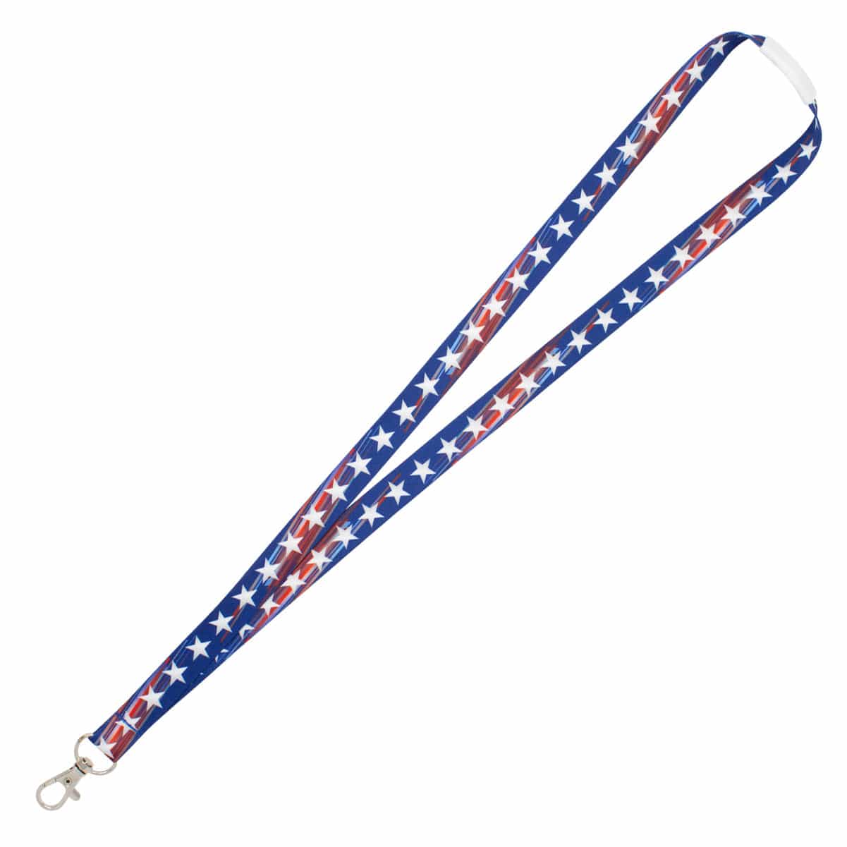 USA Flag Badge Holder with Breakaway Lanyard, 4th of July Badge Reel  Retractable Heavy Duty Detachable Name Tag Clips, American Flag Lanyards  for Id