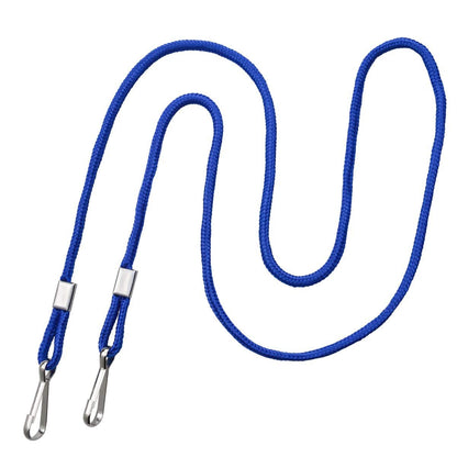Round Nylon ID Lanyard with Swivel Hook for for ID Card Badge