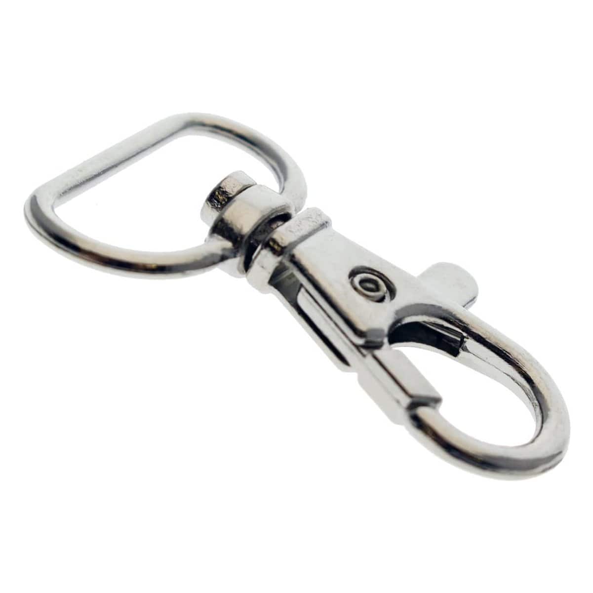13*34mm Swivel Square Lobster Claw Clasp, Lanyard Snap Hook, Findings (8pcs)