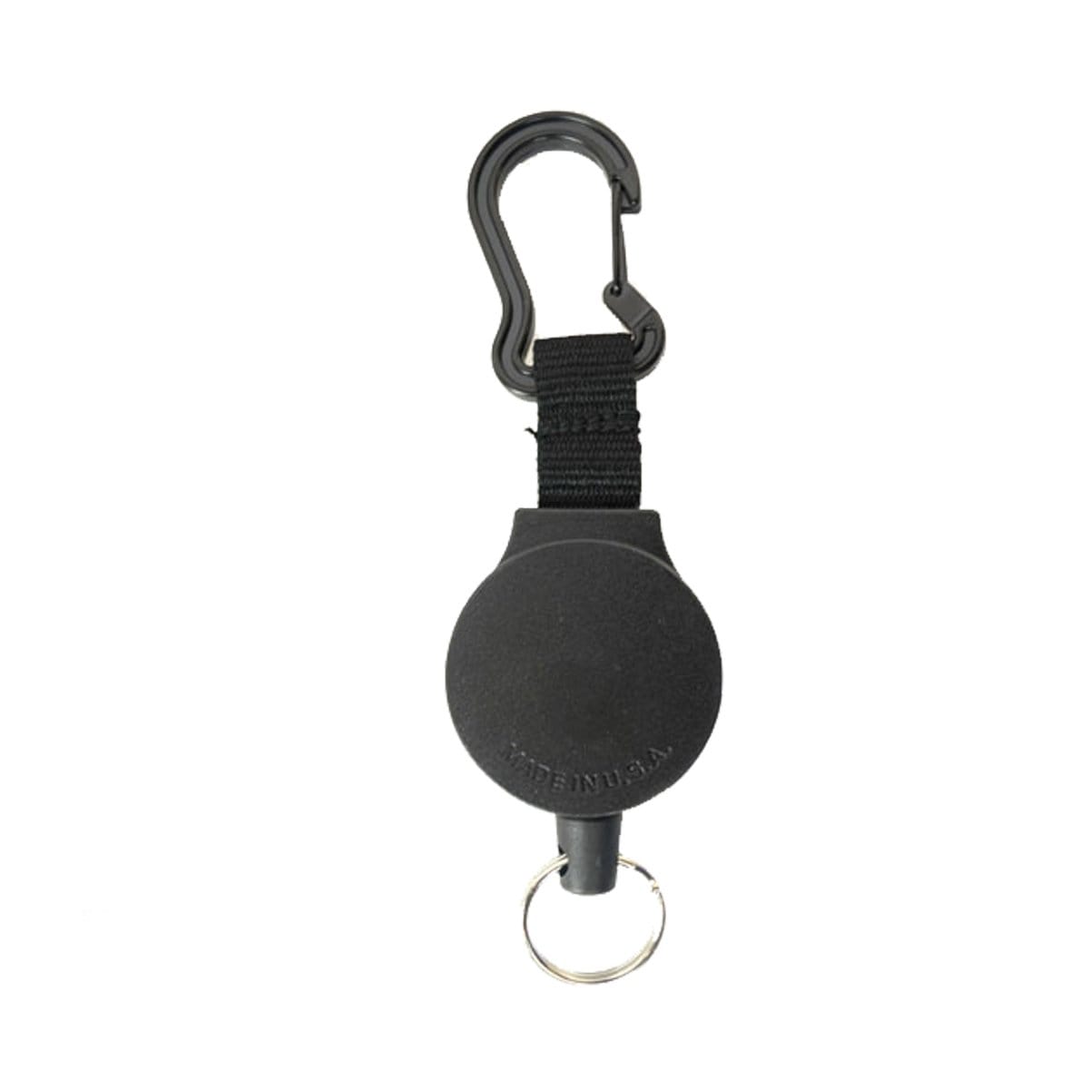 Heavy Duty Spid Key-Bak Mid-Size Carabiner Retractable Badge Reel with Card Strap & Key Ring (SPID-3330)