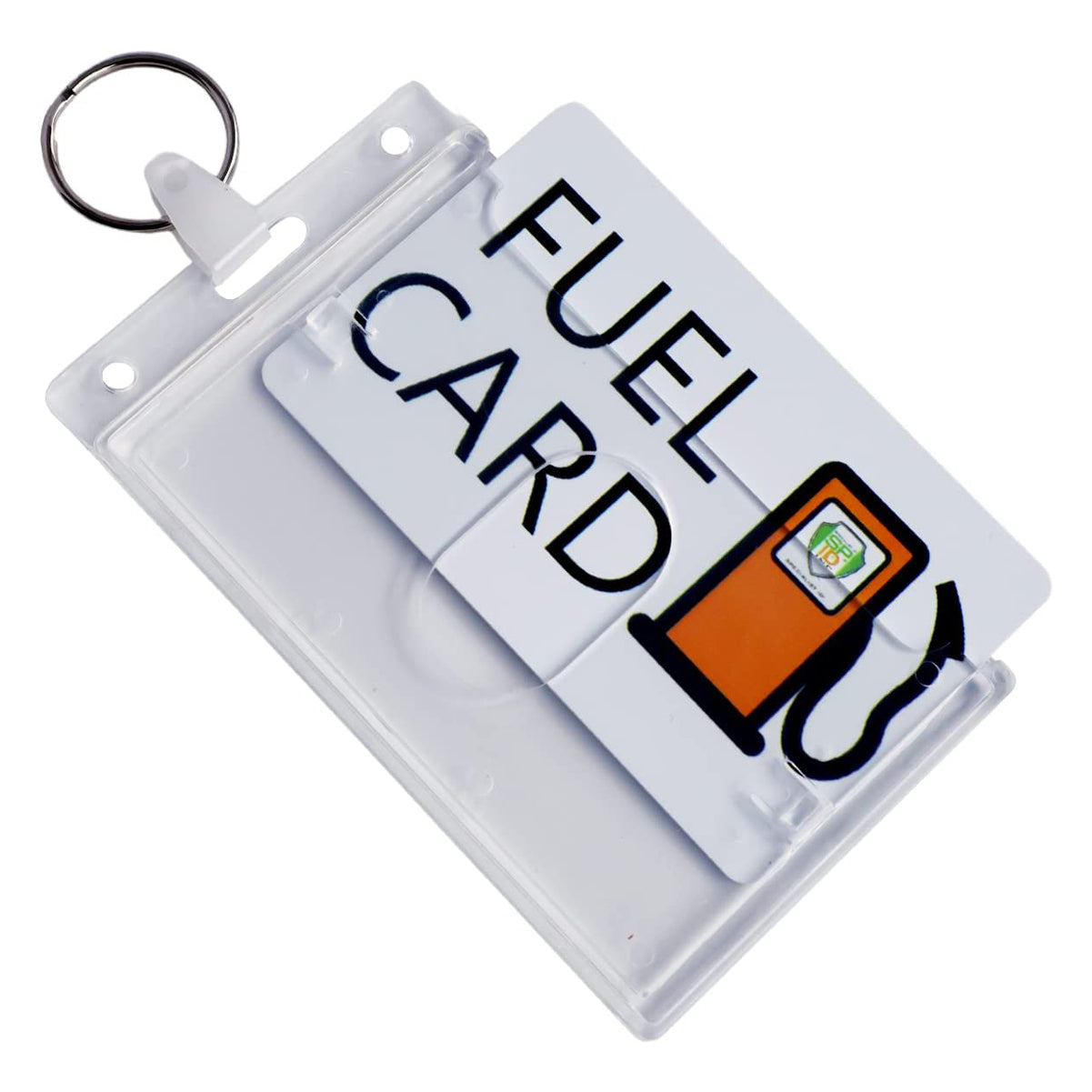Rigid Fuel Card Holder with Key Ring by Specialist ID