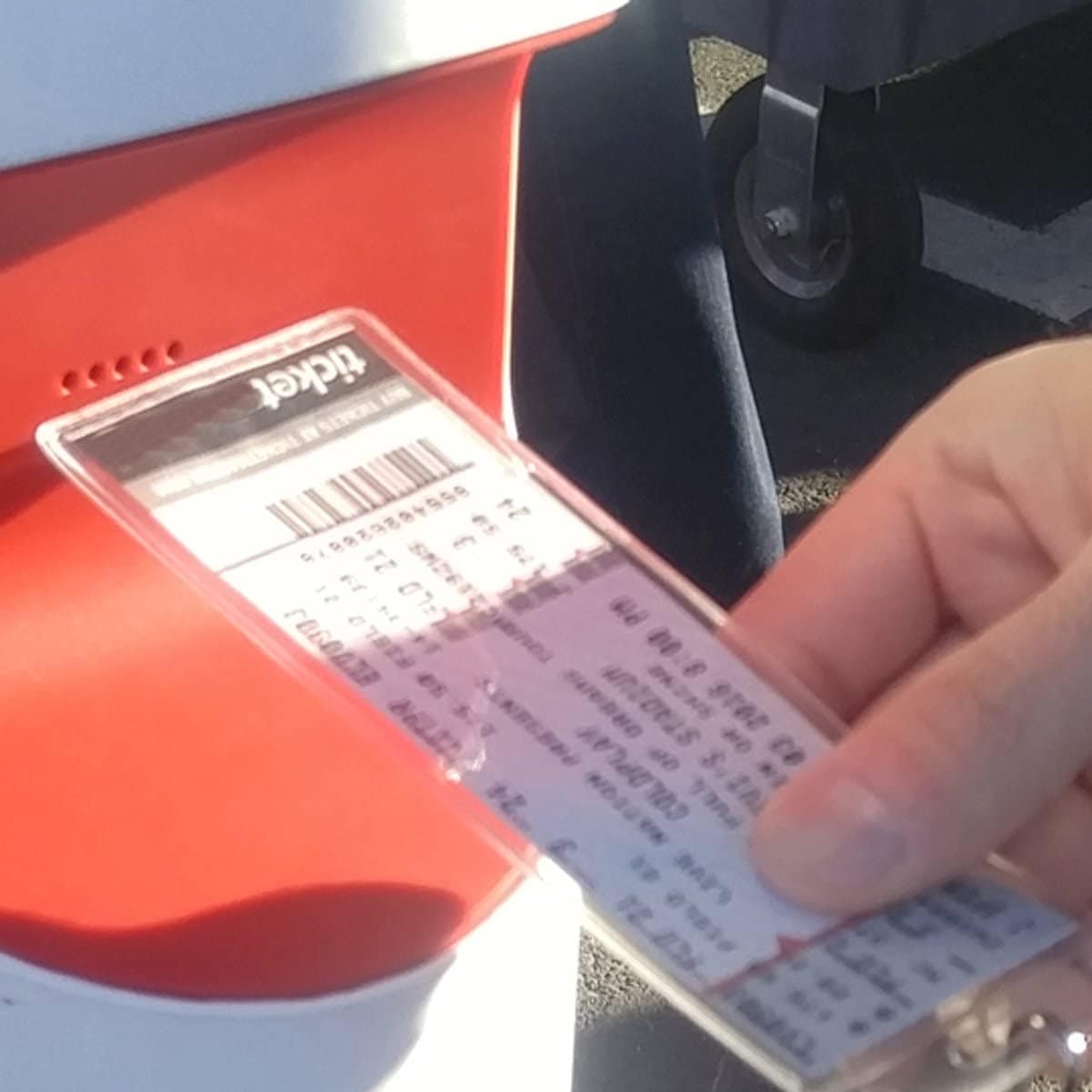 ticketmaster printed ticket