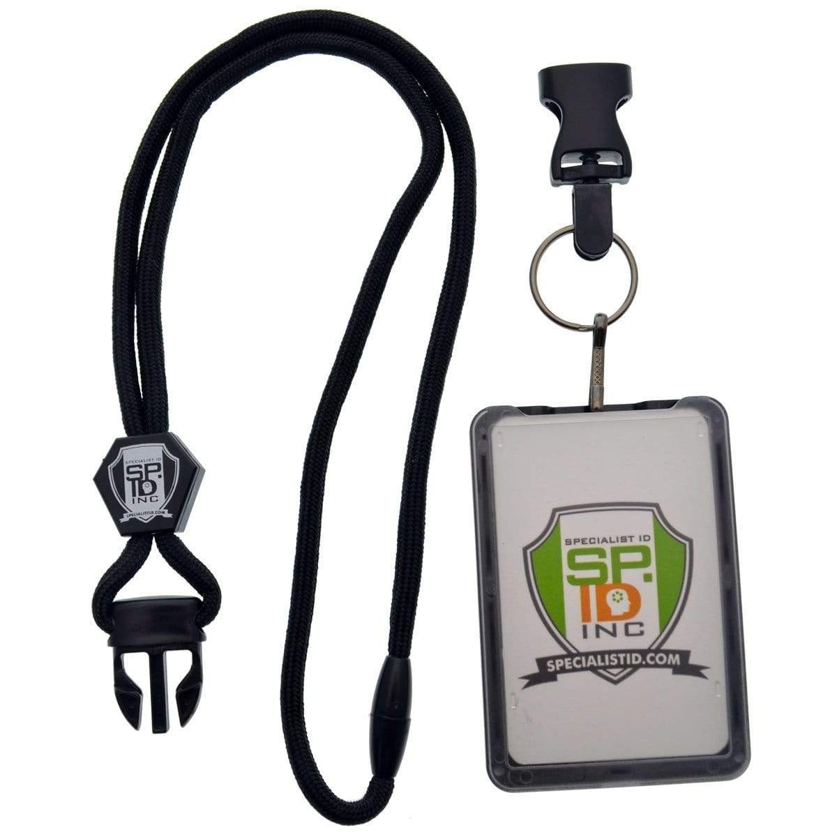 ID Badge Card Holder Plastic: Plastic and Durable Badge Display