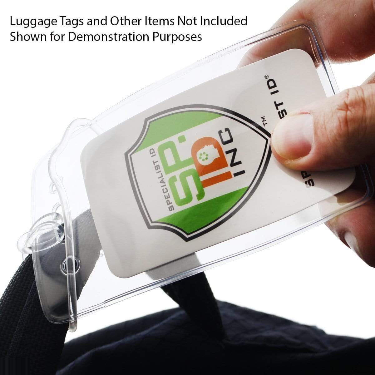 Clear 9 Plastic Loop Straps (P/N 2410-2100) and more Flexible Plastic  Luggage Loops at