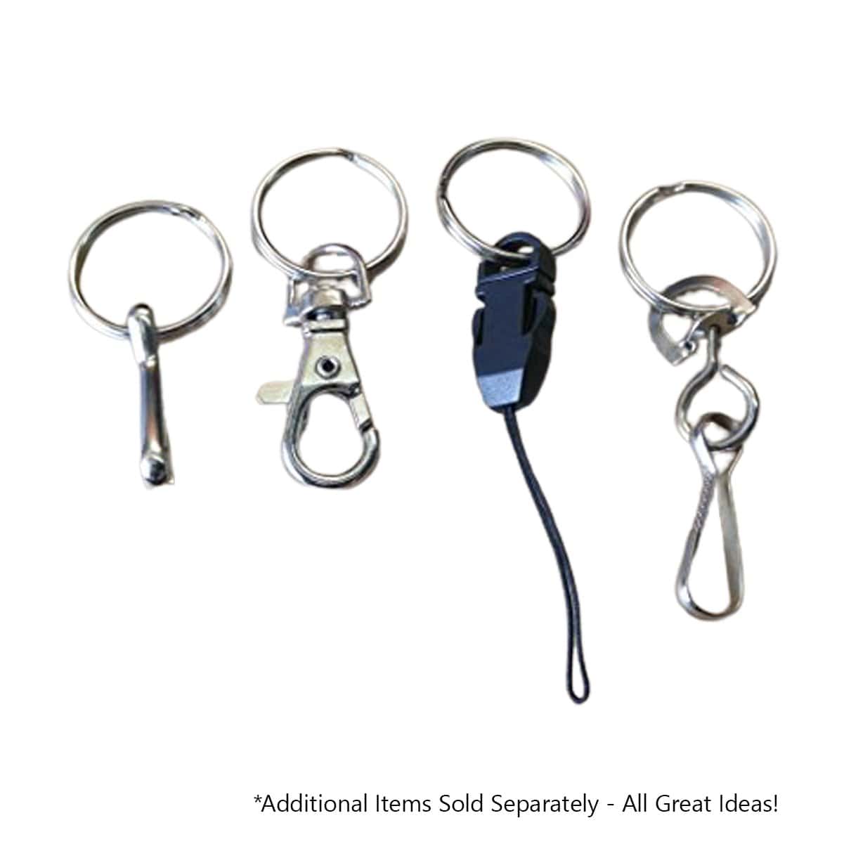 ATB 48 Metal Key Rings Split Heavy Duty Strong Keyrings Car Office Home Dog Tag 1