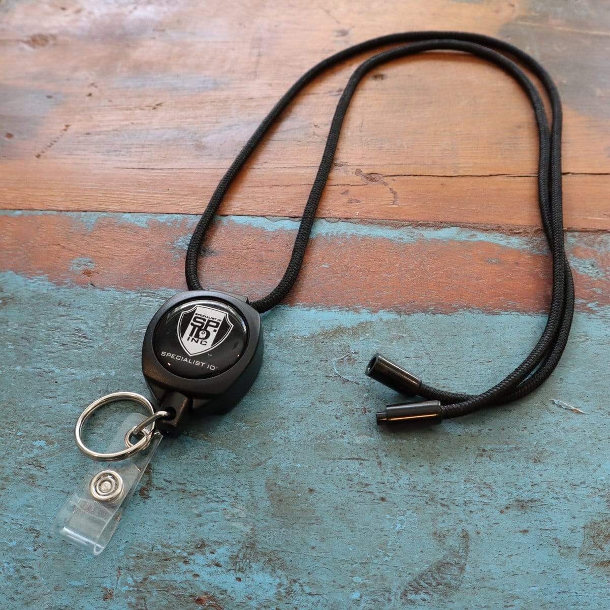MINI-BAK Lightweight Retractable Keychain Belt Clip / Black