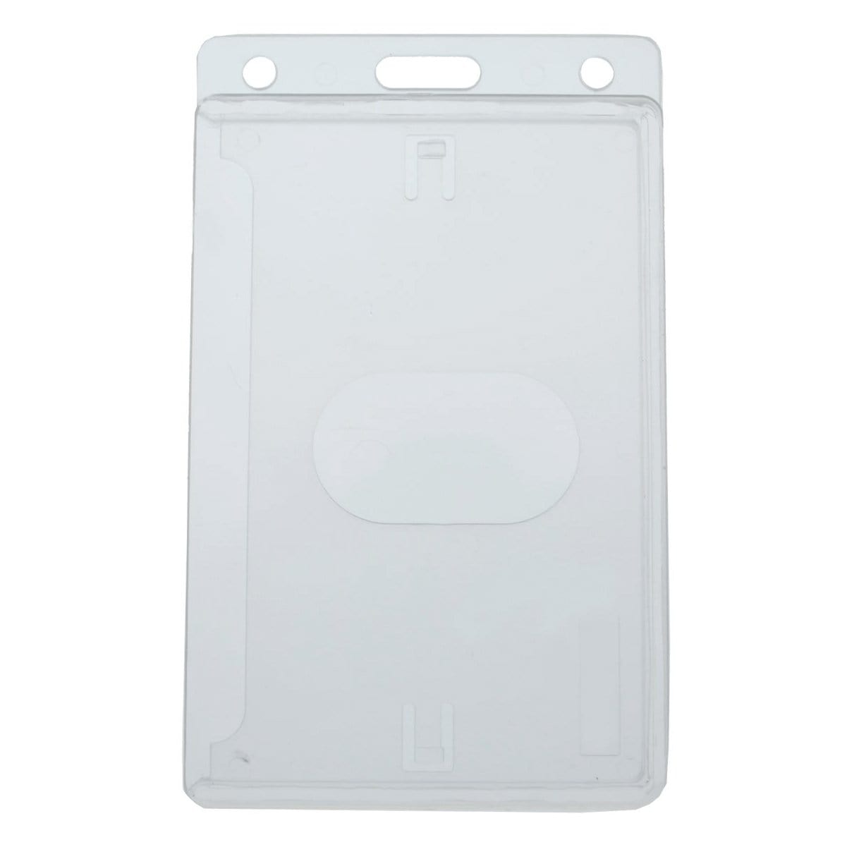 RFID Blocker ID Card Holder - Two Card Vertical - Clear HK-102 at Security  Imaging.com